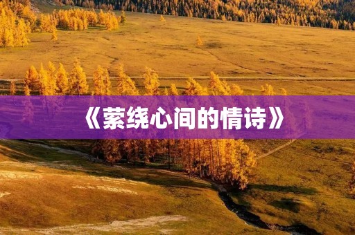 《萦绕心间的情诗》