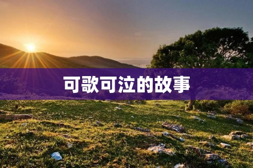 可歌可泣的故事