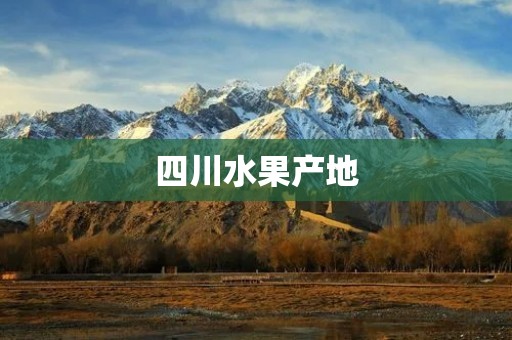 四川水果产地:丰富多彩的果园之旅