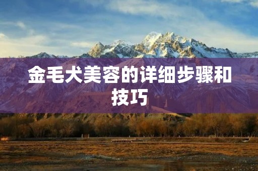 金毛犬美容的详细步骤和技巧 金毛犬美容的详细步骤和技巧