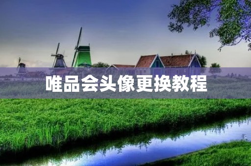 唯品会头像更换教程:一步步教你更换个性头像 唯品会头像更换教程:一步步教你更换个性头像