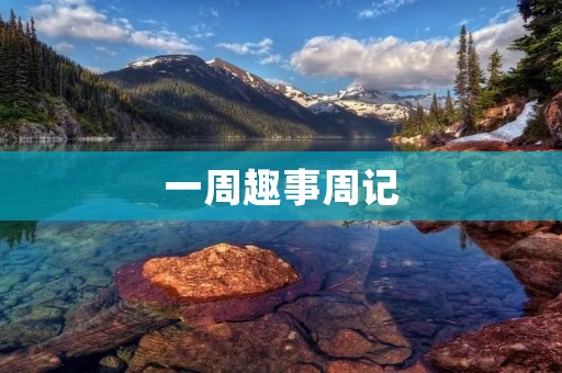 一周趣事周记 一周趣事周记
