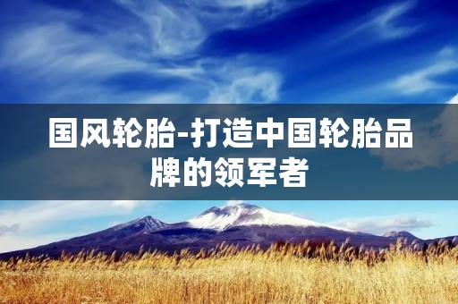 国风轮胎-打造中国轮胎品牌的领军者 国风轮胎-打造中国轮胎品牌的领军者