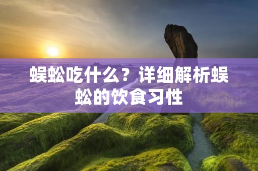蜈蚣吃什么？详细解析蜈蚣的饮食习性