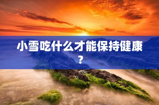 小雪吃什么才能保持健康? 小雪吃什么才能保持健康?