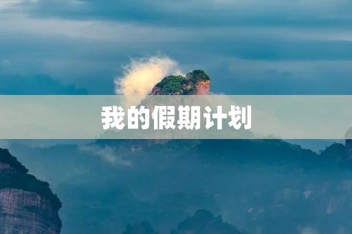 我的假期计划