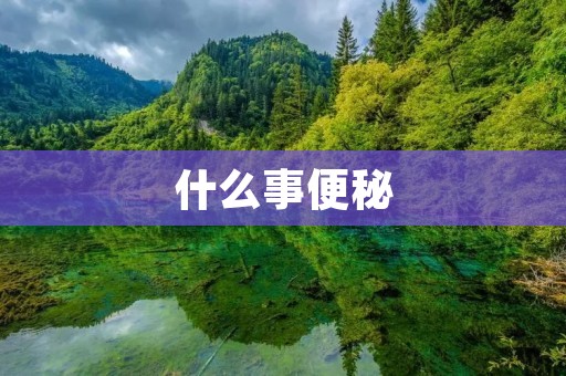 什么事便秘:详解便秘的症状、原因及治疗方法 什么事便秘:详解便秘的症状、原因及治疗方法