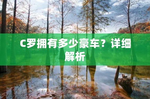 C罗拥有多少豪车?详细解析 C罗拥有多少豪车?详细解析