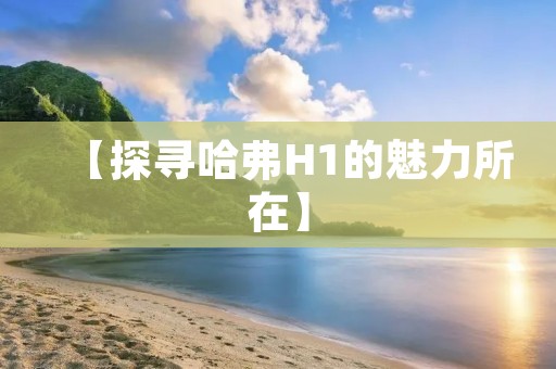 【探寻哈弗H1的魅力所在】
