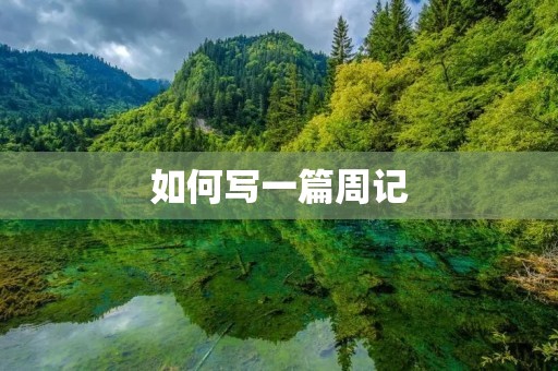 如何写一篇周记