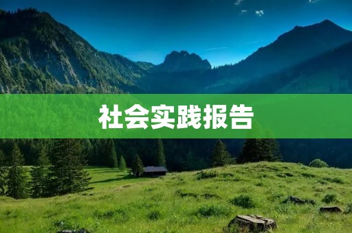 社会实践报告:探究农村教育现状与未来发展