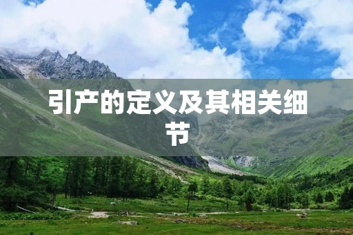 引产的定义及其相关细节