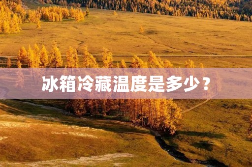 冰箱冷藏温度是多少? 冰箱冷藏温度是多少?