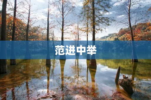 范进中举:勤奋与机遇的交汇 范进中举:勤奋与机遇的交汇