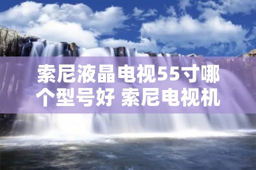 索尼液晶电视55寸哪个型号好 索尼电视机55寸哪个型号好