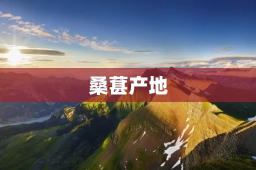 桑葚产地:探寻桑葚的原产地和分布情况