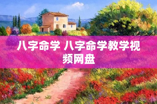 八字命学 八字命学教学视频网盘