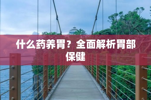 什么药养胃?全面解析胃部保健 什么药养胃?全面解析胃部保健