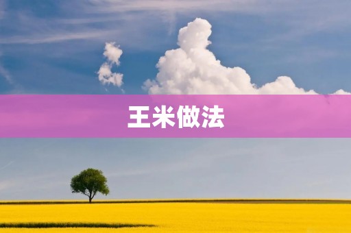 王米做法:让米饭变得更加美味 王米做法:让米饭变得更加美味