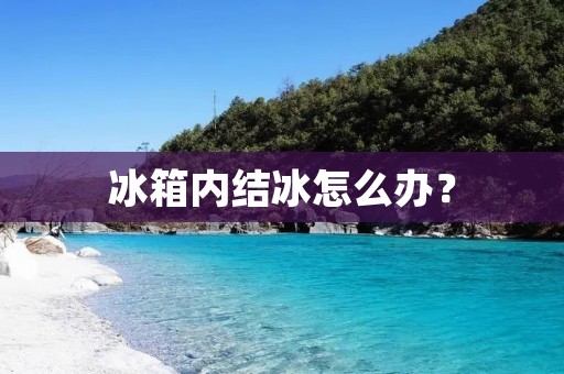 冰箱内结冰怎么办? 冰箱内结冰怎么办?