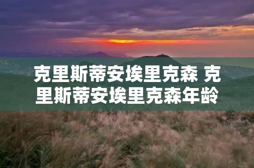 克里斯蒂安埃里克森 克里斯蒂安埃里克森年龄