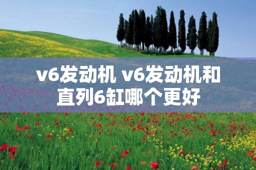 v6发动机 v6发动机和直列6缸哪个更好 v6发动机 v6发动机和直列6缸哪个更好