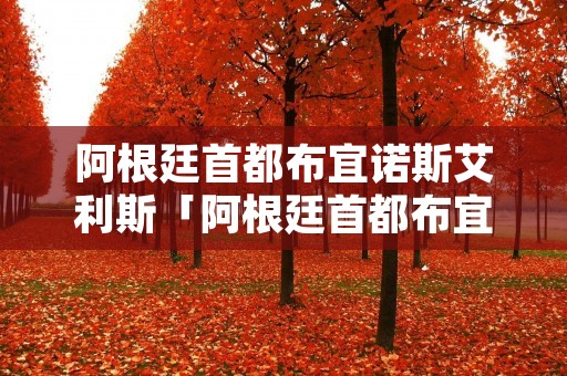 阿根廷首都布宜诺斯艾利斯「阿根廷首都布宜诺斯艾利斯市月食登场」