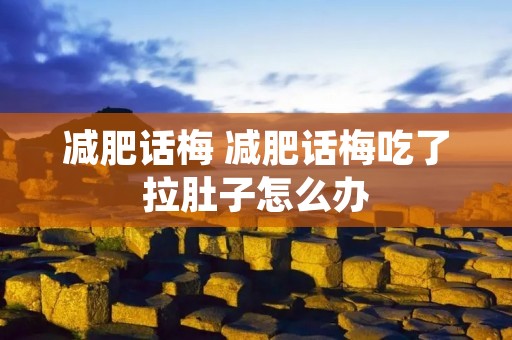 减肥话梅 减肥话梅吃了拉肚子怎么办