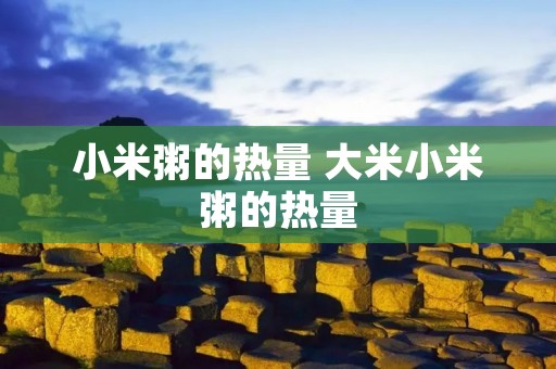 小米粥的热量 大米小米粥的热量