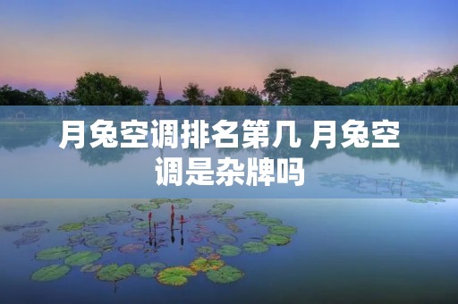 月兔空调排名第几 月兔空调是杂牌吗