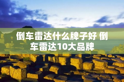 倒车雷达什么牌子好 倒车雷达10大品牌