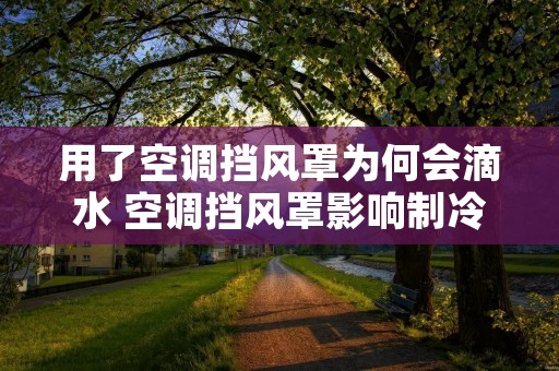 用了空调挡风罩为何会滴水 空调挡风罩影响制冷吗 用了空调挡风罩为何会滴水 空调挡风罩影响制冷吗