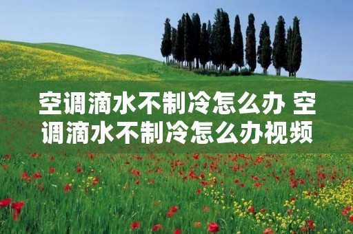 空调滴水不制冷怎么办 空调滴水不制冷怎么办视频 空调滴水不制冷怎么办 空调滴水不制冷怎么办视频
