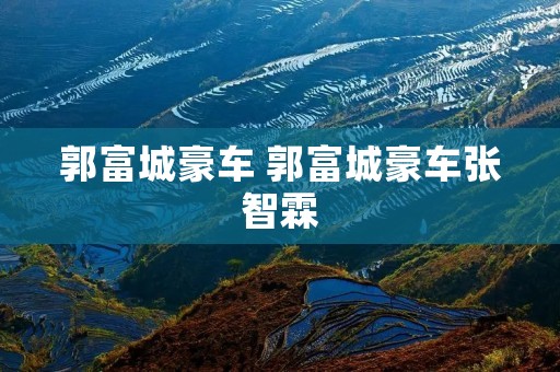 郭富城豪车 郭富城豪车张智霖 郭富城豪车 郭富城豪车张智霖