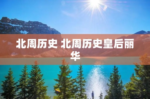北周历史 北周历史皇后丽华