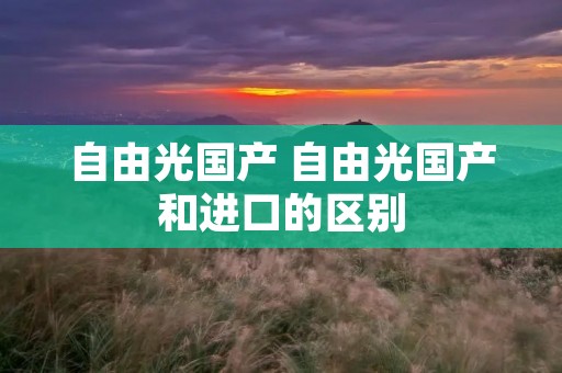 自由光国产 自由光国产和进口的区别