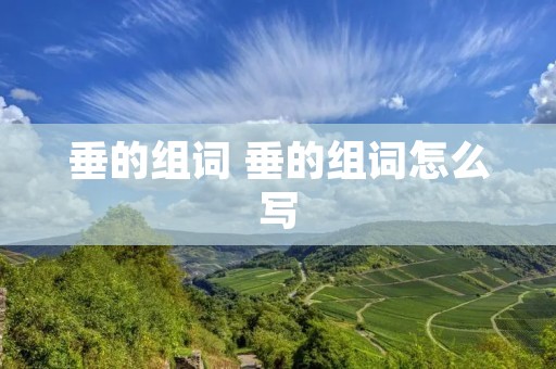 垂的组词 垂的组词怎么写