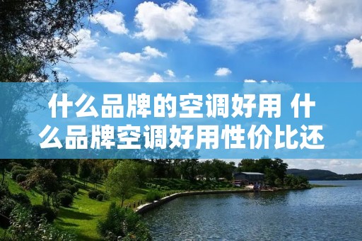 什么品牌的空调好用 什么品牌空调好用性价比还高