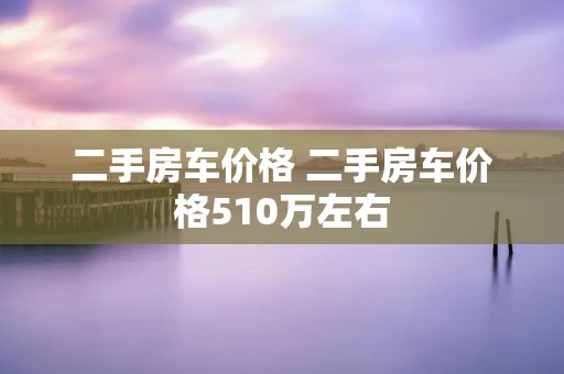 二手房车价格 二手房车价格510万左右