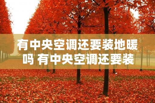有中央空调还要装地暖吗 有中央空调还要装地暖吗视频