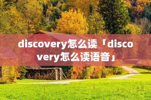 discovery怎么读「discovery怎么读语音」