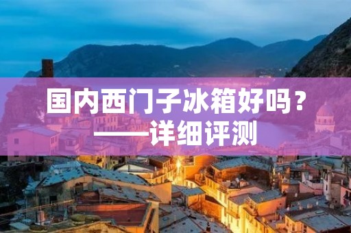 国内西门子冰箱好吗？——详细评测