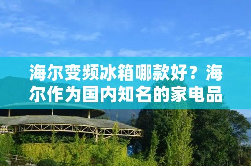 海尔变频冰箱哪款好？海尔作为国内知名的家电品牌，其变频冰箱系列备受消费者的青睐。随着家电科技的不断发展，变频技术已经成为了当今冰箱市场的主流趋势。那么，海尔变频冰箱哪款好呢？在众多的海尔变频冰箱中，究竟有哪些产品值得消费者购买呢？下面，我们就来为大家详细介绍一下海尔变频冰箱。