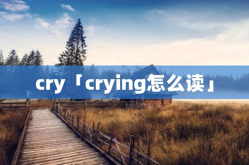 cry「crying怎么读」