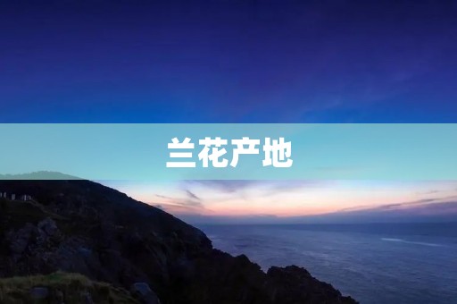 兰花产地:探寻兰花的故乡