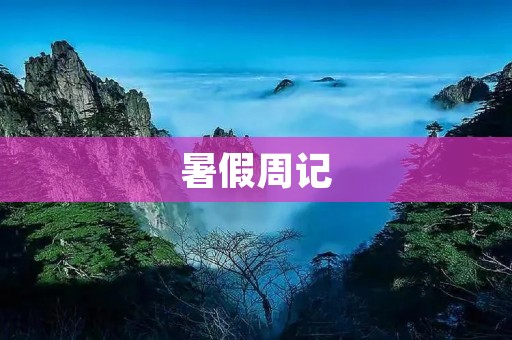 暑假周记：美好的假期生活