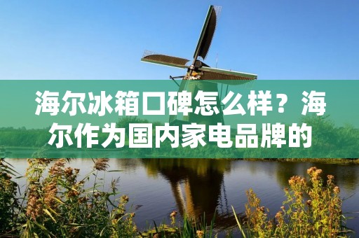 海尔冰箱口碑怎么样?海尔作为国内家电品牌的佼佼者,其冰箱自然也备受消费者关注。那么,海尔冰箱口碑究竟如何?从以下几个方面来分析。 海尔冰箱口碑怎么样?海尔作为国内家电品牌的佼佼者,其冰箱自然也备受消费者关注。那么,海尔冰箱口碑究竟如何?从以下几个方面来分析。
