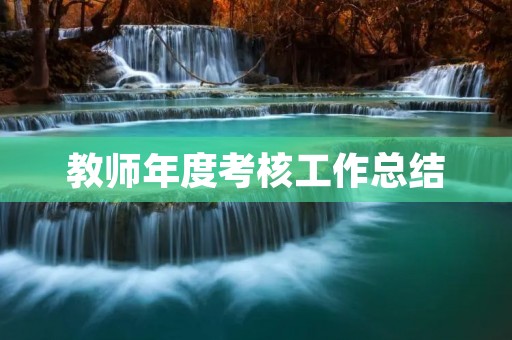 教师年度考核工作总结