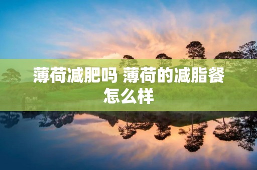 薄荷减肥吗 薄荷的减脂餐怎么样