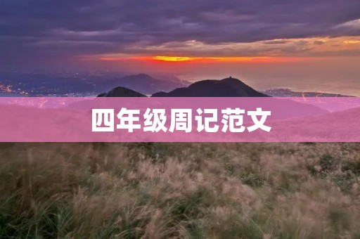 四年级周记范文：我和小伙伴的趣事